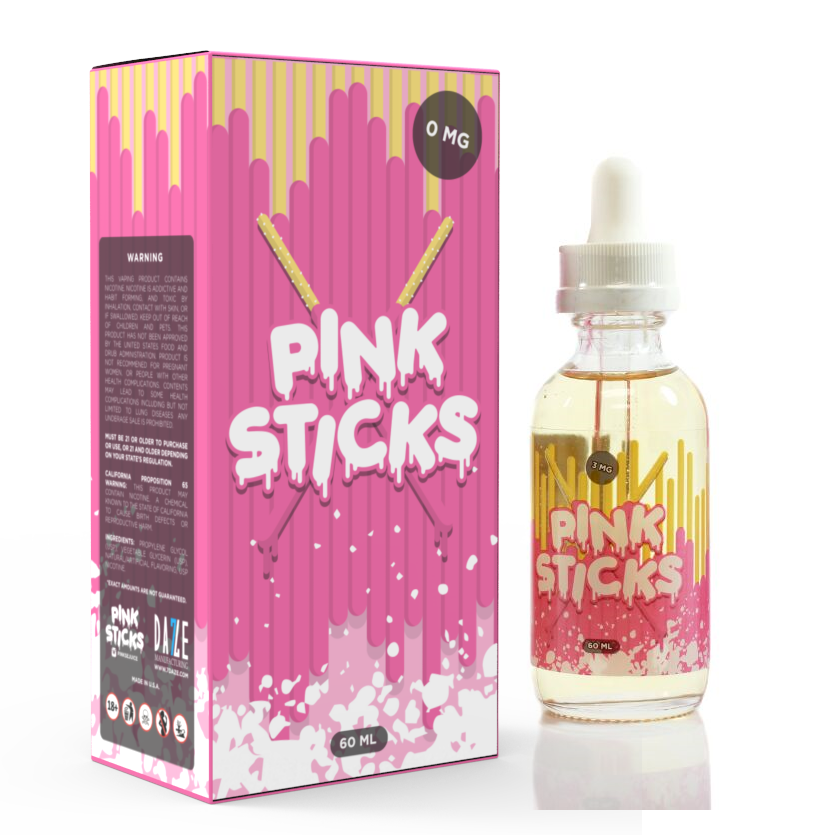 7 Daze Pink Sticks 60ml Vape Juice